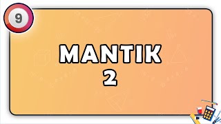 Mantık 2  9Sınıf Matematik  9sınıf matematik [upl. by Hnahc]