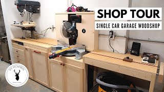 Shop Tour 2020  Single car garage workshop [upl. by Nednyl684]