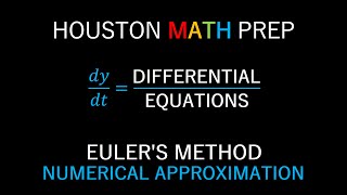 Eulers Method Numerical Solutions for Differential Equations [upl. by Annaiviv499]