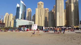 شاطئ الجميرا Jumeirah Beach [upl. by Debbee]