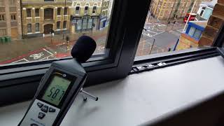 46dB High Performance Soundproof Plus Windows in Action [upl. by Analim990]