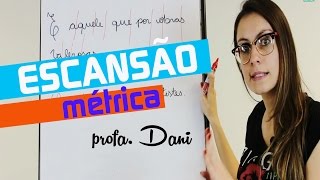 Personal Educa  Dica Escansão métrica com a Profa Dani [upl. by Yvette]