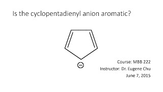 Cyclopentadienyl anion [upl. by Merfe]