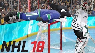 NHL 18 ALL MASCOT CELEBRATIONS [upl. by Neelrak]