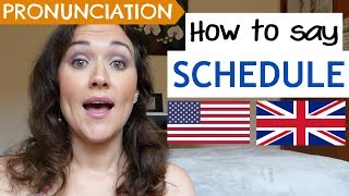 How to Pronounce SCHEDULE US UK amp Australian pronunciation [upl. by Ary]