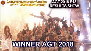 AGT 2018 WINNER IS  Americas Got Talent Season 13 Winner Finale Results [upl. by Goggin750]