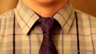 How to tie a tie  made simple Half  Windsor Knot [upl. by Almap409]