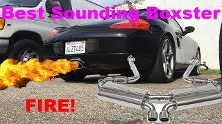 Amazing Sounding 986 Porsche Boxster Exhaust [upl. by Friederike]