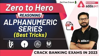 Alphanumeric Series Reasoning Tricks  Adda247 Banking Classes  Lec 13 [upl. by Saber530]