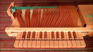 Ave Maris Stella on fretted clavichord [upl. by Arimahs]