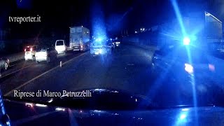 Inseguimento in diretta arrestato VOLANTE113 [upl. by Sollie]