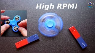 quotFree Energyquot Magnetic Fidget Spinner Motor Real [upl. by Lalla]