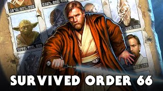 ALL Jedi Who SURVIVED Order 66 Canon [upl. by Aiht]