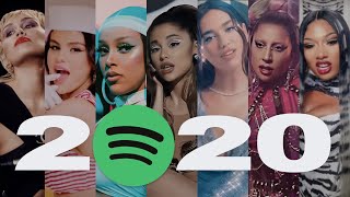 Spotify Top 25 Most Streamed Female Songs of 2020 December 2020 [upl. by Killen517]