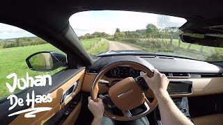 2017 Range Rover Velar 30D 300hp AWD RDynamic HSE POV test drive [upl. by Egedan]