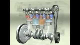 4 Stroke Engine Working Animation [upl. by Airaet]