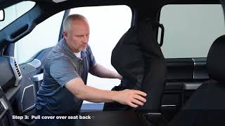 Universal Fit Seat Cover Installation Guide [upl. by Idet]