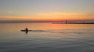 Sunset kayaking in Kincardine Ontario [upl. by Moon960]