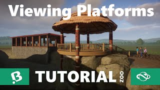 How to make Viewing Platforms  Planet ZOO Tutorial amp Guide amp Tips 7 [upl. by Emlen]