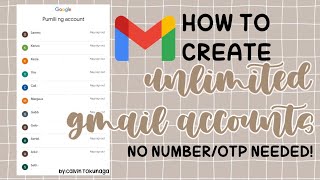 How to create unlimited gmail accounts no need numberotp [upl. by Aticilef]