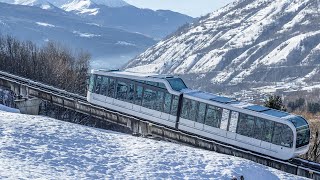 Funicular Bourg St Maurice to Les Arcs [upl. by Eisak873]