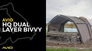 Avid Carp HQ Dual Layer Bivvy [upl. by Ardnas394]