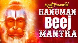 Powerful Shri Hanuman Beej Mantra 108 Times  Mantra For Protection amp Remove All Of Your Obstacle [upl. by Akered]