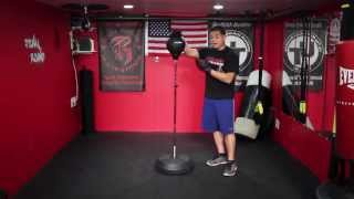 MaxxMMA Adjustable Freestanding Reflex Bag Boxing For BEGINNERS [upl. by Alda926]