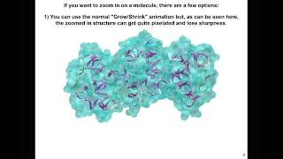 3D molecules in PowerPoint  Demo video 2 3D molecules from PDB files [upl. by Nyraa]