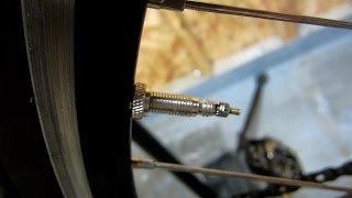 How To Fix A Leaky Tire Presta Valve Stem Valve Core Bike Blogger [upl. by Thursby]