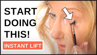 Eyeliner Tutorial For Mature Eyes  Fabulous50 [upl. by Azmuh]