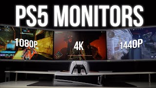 PS5 Monitor Recommendations 1080p1440p4k  120hz TESTED [upl. by Vasileior]