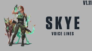 Skye Voicelines ValorantEN [upl. by Rednal103]