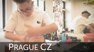 💈 Barberette Prague  No Blade Shaving amp Face Massage Experience [upl. by Aggappera799]