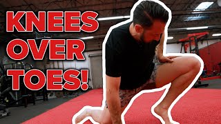 KNEES OVER TOES  ANKLE MOBILITY [upl. by Naamann]