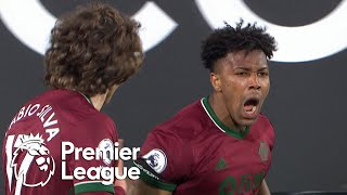 Adama Traore blasts Wolves past Fulham in stoppage time  Premier League  NBC Sports [upl. by Abdulla]