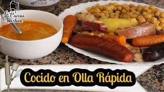 COCIDO MADRILEÑO  Receta Fácil en Olla Express [upl. by Eillam675]