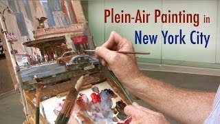 Plein Air Painting in New York City [upl. by Otti]