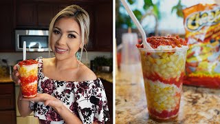 Hot Cheetos Esquites  Corn in a Cup  Mexican Street Corn [upl. by Jessen]