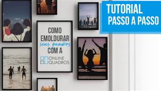 Como Montar seu quadro com foto DIY [upl. by Kutchins]