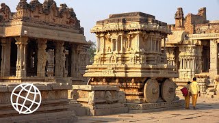 The Ruins of Hampi Karnataka India Amazing Places 4K [upl. by Odraccir]