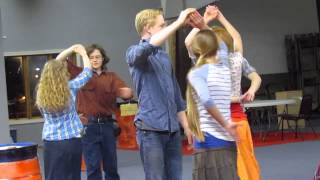 Learning the Laendler Austrian folk dance 2014 [upl. by Swenson]