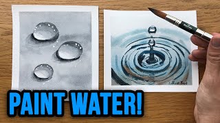 Watercolor Painting In 2 STEPS  People [upl. by Eiten]