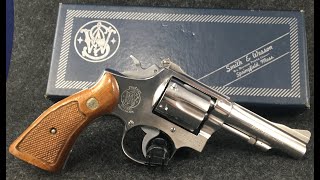 SMITH amp WESSON K38 COMBAT MASTERPIECE STAINLESS REVOLVER MODEL NO 67 [upl. by Okiruy]