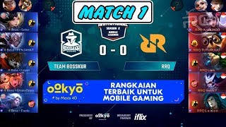 Fredo Martis Soloz Lunox  Team Bosskur vs RRQ Match 1 MSL Season 2 MLBB [upl. by Adnolaj472]