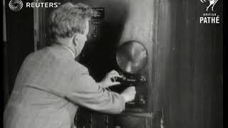 TECHNOLOGY Television John Logie Baird demonstrates Television 1928 [upl. by Rehprotsirhc]