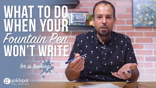 What to do when your fountain pen wont write [upl. by Marcelo480]