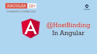 HostBinding in Angular  Directives  Angular 12 [upl. by Dasa]