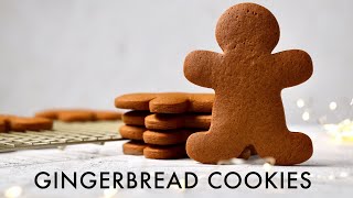 GINGERBREAD COOKIES  gingerbread man recipe [upl. by Nnhoj]