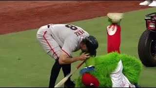 MLB Phillie Phanatic Funiest Moments [upl. by Ursulina]